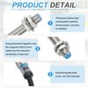 MECCANIXITY Inductive Proximity Sensor,PNP NO M8 DC 6-36V 300mA Proximity Switch Detector Approach Sensor 1mm 3 Wire for Industrial Automation LJ8A3-1-Z/BY