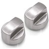Funmit 811195 Wolf Hood Knob Compatible with Sub-Zero Wolf Range 1543418 1663418 l282212I P1363418 Replaces 805328 KIP5D44 5D44 (2 Pack)