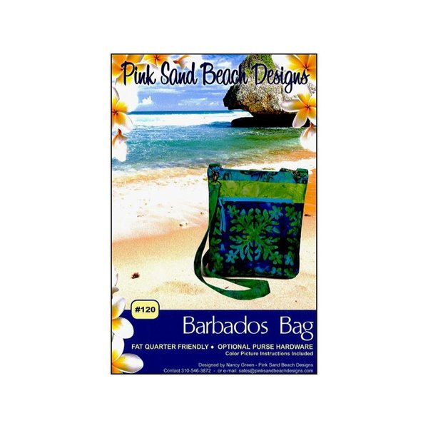Pink Sand Beach Design Pink Sand Beach Ptrn DA Barbados Bag Pattern