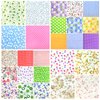 120 Pcs 4'' x 4'' Cotton Craft Fabric Bundle Squares,DIY Sewing Quarters Bundle,Precut Cotton Fabric Bundles for Precut Fabric,Quilting Fabric Bundles,DIY Sewing Quilting Scrapbooking