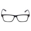 Calabria 4929 Designer Vintage Reading Glasses +3.25 Black Men Women Single Power Readers Trendy Stylish Sleek Eyeglass