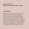 Versed Press Restart Advanced Retinol Body Butter - Encapsulated Retinol Body Lotion & Skin Firming Cream - Infused with a Tripeptide & Vitamin-Rich Butters to Repair and Renew Dry Skin (7 oz)