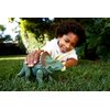 Mattel Jurassic World Dominion Roar Strikers Triceratops Dinosaur Action Figure with Roaring Sound and Attack Action, Toy Gift Physical & Digital Play