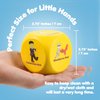 Fun Fitness Dice for Kids - Children's Workout Dice and Yoga Dice Set - Fitness Exercise Dice Game with Kids Yoga Poses - Childrens Foam Exercise Dice, Great Kids Exercise Equipment - Kids Ages 3+