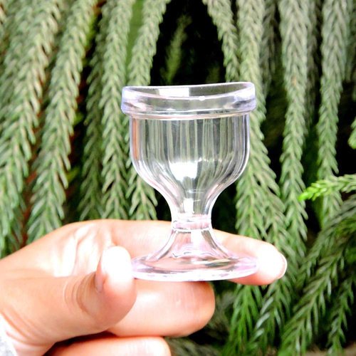 ANCIENT IMPEX Eye Wash Cup, 2 Count - Plastic, 30.0 milliliters, Soothing Relief from Allergens, Irritants, Makeup, Dust, Dry Eyes