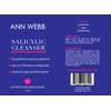 Ann Webb Salicylic Exfoliant Cleanser - Strong but Gentle Non-drying, Lightly Foaming Face wash with Salicylic Acid for Blackheads & Breakouts-Great for Oily & Acne Prone Skin 6oz