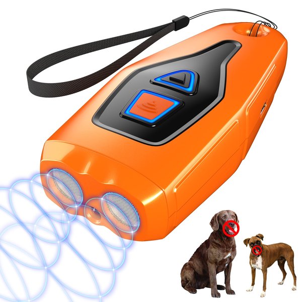 NieMopoty Dog Bark Deterrent Devices, Anti Barking Device for Dogs No More Barks Training Tool, Long Range Ultrasonic Barking Silencer Stops Dogs Bad Behavior | Bark Collar Alternative