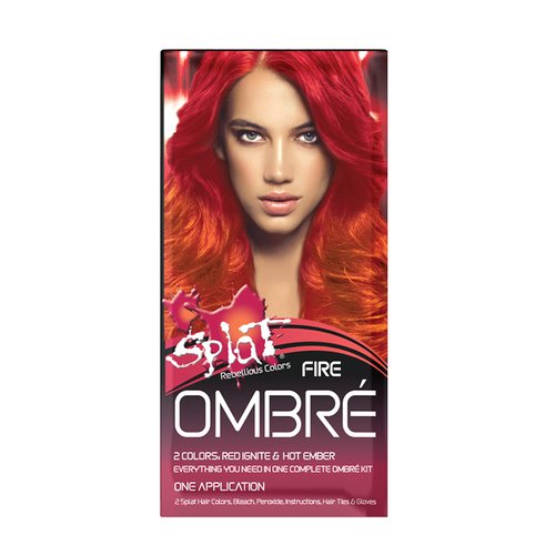Splat Semi Permanent Fantasy Complete Hair Color Kit in Ombre Fire