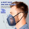KN95 Face Masks Adults Disposable - 100 Pack KN95 Masks Protective Comfortable KN95 Masks 5-Layer KN95 Breathable Safety Face Masks & 5 Adjustable Mask Holder KN95 Masks 10 Colors