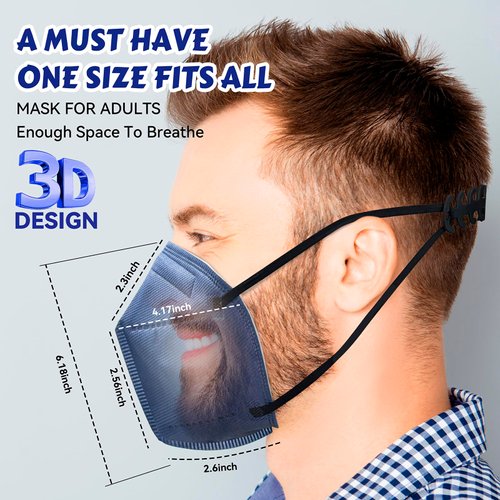 KN95 Face Masks Adults Disposable - 100 Pack KN95 Masks Protective Comfortable KN95 Masks 5-Layer KN95 Breathable Safety Face Masks & 5 Adjustable Mask Holder KN95 Masks 10 Colors