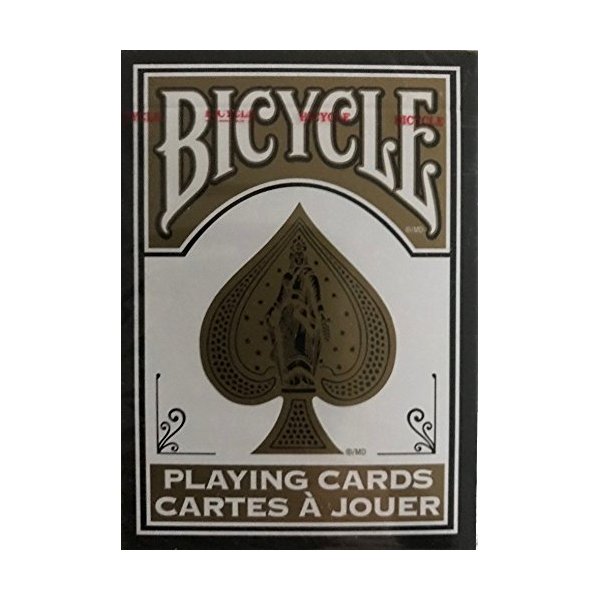 Bicycle Fashion Black Gold Playing Cards