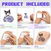 40pcs Temporary Kuom Tattoos for Girls and Kids, Kawaii Birthday Party Supplies, Anime Party Favors Fake Tattoos Stickers,Birthday Decorations Party Game Activities Reward Gifts.