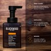 Blackwood For Men X-Punge Foaming Face Wash - Acne Facial Cleanser For Oily to Normal Skin - Deep Cleanse for Exfoliation - Natural Vegan Formula - Paraben Free, Sulfate Free, & Cruelty Free (4.55 oz)