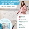 30 Pcs All Natural Floor Cleaner Sheets - Biodegradable And Dissolvable Multipurpose Mopping Concentrated Floor Cleaning Soap Detergent Strips, Mess Free Water Soluble Fast Dry Eco Friendly (Ocean)