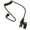 GoodQbuy 5Pcs Flexible Spring Air Tube Replacement Walkie Talkie Earphone Earpiece Coil Acoustic Air Tube for Two-Way Radio Headsets (Black)