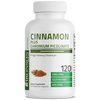 Bronson Cinnamon Plus Chromium Picolinate Supplement, High Potency Chromium, Non-GMO, 120 Vegetarian Capsules
