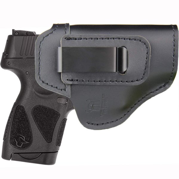 IWB Leather Holster for Inside Waistband Concealed Carry Fits:Taurus G2C G3C / G2S / TH9c TH40c COMPACT / PT111 MILLENNIUM G2 / 709 740 SLIM or Similar Sized Pistols