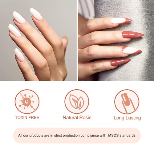 VENALISA Builder Nail Gel, 50ml Milky White Hard Gel for Nails Extension Gel Nail Polish Jelly Strengthener Gel Polygel Nail Art Manicure