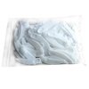 Onwon 100 PCS Mini Curved Cosmetic Scoop Makeup Mask Plastic Spoon (White)