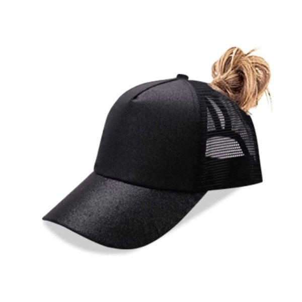 Criss Cross Ponytail Hat Washed Distressed Mesh Womens Baseball Cap Dad Hat Ponytail Hat for Women