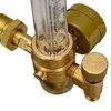 AGPTEK Mig/Tig Flow Meter Regulator, CO2 Argon Pressure Reducer Gauge Weld Flowmeter - Full Copper - 10 to 60 cfh