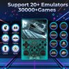 【30000 in 1】 R40S Pro Retro Handheld Game Console, Video Game Console, 3.5 inch IPS Screen, More Than 20 Emulator, 256G TF Card (Green)