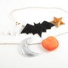 Meri Meri Felt Halloween Garland (Pack of 1), 8' Strand with Excess Cord, Reusable Halloween Garland Party Decorations