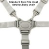 XQIGI High Chair Straps, Replacement 5 Point Harness Straps for Baby High Chair, Harness Belt for Stroller High Chair Pushchair, Safety and Comfort Material (Grey Button)
