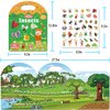 iGetooy Reusable Sticker Books for Kids, Sticker Books for Toddlers 2-4 Years, Waterproof Stickers, Valentines Day Gifts for Kids 2 3 4 5 6 Year Old Girls Boys (Insects)