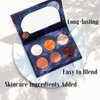 READY TO SHINE Mars Voyage Small Eyeshadow Palette with 6 Highly Pigmented Matte, Frost, and Shimmer Pocket-Sized Mini Travel Eyeshadows