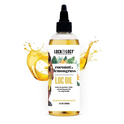 Lemongrass Coconut Moisturizer for Dreadlocks; Natural Hair Oil for Locs and Dreadlock Products