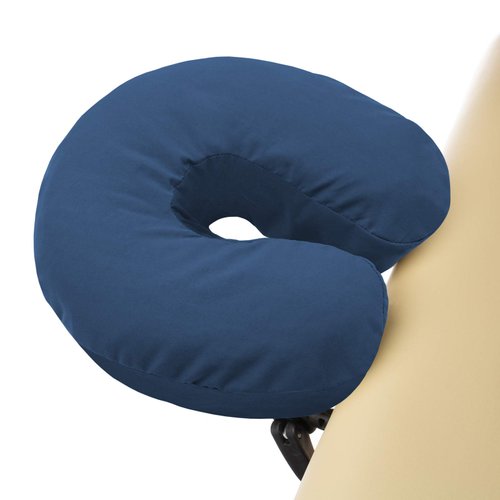 Saloniture 4-Pack Premium Microfiber Face Cradle Covers - Ultra Soft Fitted Massage Table Cradle Cover - Navy Blue