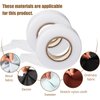 Outus 2 Rolls Fabric Fusing Tape Adhesive Hem Tape Iron on Tape Each 1/2 Inch (White,27 Yards Each)