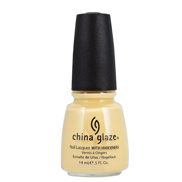 China Glaze Nail Polish, Lemon Fizz, 0.5 Fluid Ounce