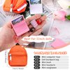 20 Pieces Mini Backpack for Dolls Dollhouse Accessories Include Tiny Micro Backpack with Zipper Laptop Books Headsets Sunglasses Cute School Scene Simulation Toys for 1/12 1/6 Scale(Elegant Style)