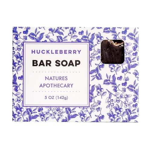 Huckleberry Premium Bar Soap - Cold-Processed Castile Soap - Eco-Friendly - Vegan - Handmade in USA