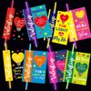 ceiba tree Valentines Day Cards with 32 Glow Sticks Kids Valentine Exchange Classroom School Party Favors Supplies