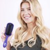 The Knot Dr. hair brush by Conair - Detangling hair brush - Ideal for all hair types - Removes Knots and Tangles in wet or dry hair - Purple