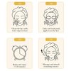 BIOAQUA Facial Mask Firming Deeply Nourish Moisturizing 98% Natural Extract Hydrating Face Mask 5PCS Set (Honey (Anti-Aging))