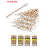SE 6" Cotton Swabs with Wooden Handles (4 Pack of 100) - CS100-6-4