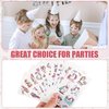 40 Sheets (About 425pcs) Temporary Tattoos, Waterproof Tattoos Cartoon Face Stickers for Girls Kids Birthday Party Favors Gifts