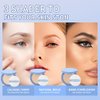 LAMUSELAND Pressed Powder Compact, Oil Control Brighten Skin Color Face Powder, Whitening Highlighting Face Makeup Tools for Women Girls (JG03)