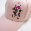 Girls Baseball Hat Kids Cotton Hat Trucker Sun Hat Adjustable Toddler Baseball Cap Beach Hat for Toddler Girls 1-10 Years(Cat,54cm)