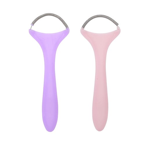 2pcs Spring Facial Hair Remover, Women Portable Threading Face Epilator for Upper Lip Chin Cheeks Neck Mustache and Upper Lip Hair