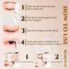 Eyelid Tape: 1000PCS, Eyelid Lifter Strips - Double Eyelid Tape for Hooded Lids - Eyelid Tape for Hooded Eyes Invisible - Eye Lift Tape for Droopy Lids (with Fork and Tweezers)
