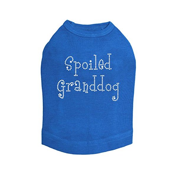Spoiled Granddog Dog Shirt M ROYAL BLUE