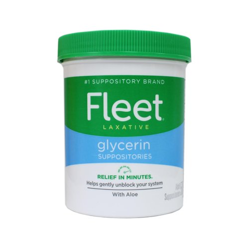 GLYCERIN SUPP ADULT FLEET 50EA