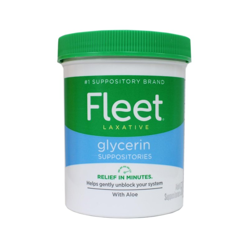 GLYCERIN SUPP ADULT FLEET 50EA