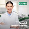 GUM Proxabrush Go-Betweens Refills - Moderate - Compatible with GUM Permanent Handle - Reusable Interdental Brushes - Soft Bristled Dental Picks, 8ct