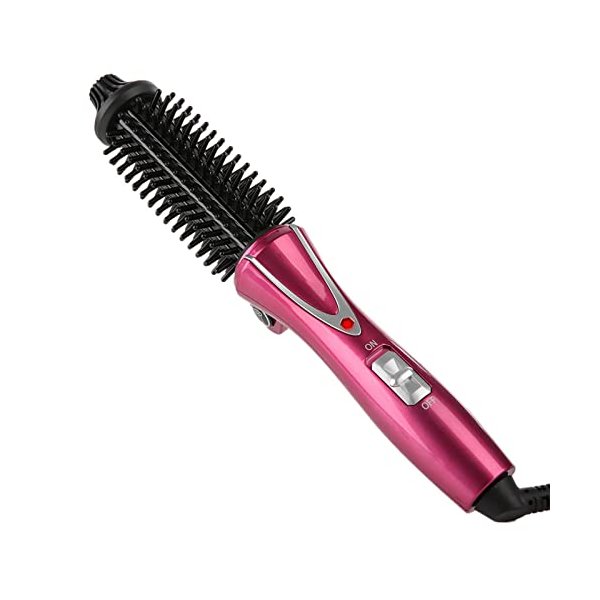 Zerone Hair Dryer Brush Curling Iron 1 1/2 Inch Electric Hair Curler Comb Brush,Volumizing Hot Air Brush Electric Folding Hair Curler Comb Brush Portable Hair Dressing Beauty Tool Hair Curler Tool